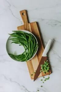 green beans chopped
